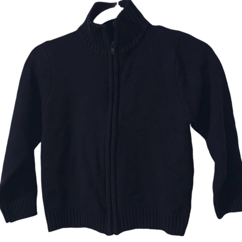 George mock neck zip up sweater